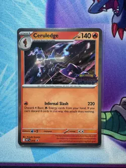 Ceruledge 014 Phantasmal Flames Stamp Promo Pre Release Near Mint Card - Image 1