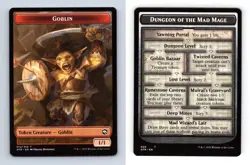 Goblin #12/19 MTG D&D Adventures In The Forgotten Realms Token TCG Card - Image 1