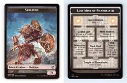 Skeleton #6/19 MTG D&D Adventures In The Forgotten Realms Token TCG Card - Image 1