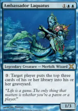 MTG - Ambassador Laquatus - 10th Edition - NM, English Magic FLAT RATE SHIP - Image 1