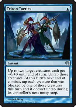 MTG Magic - Triton Tactics - Theros - Uncommon - Foil Near Mint - Image 1