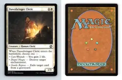 Dawnbringer Cleric #9/281 MTG D&D Adventures In The Forgotten Realms Common TCG - Image 1