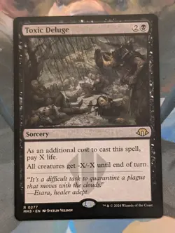 MTG Modern horizons 3 Rare TOXIC DELUGE NM - Image 1