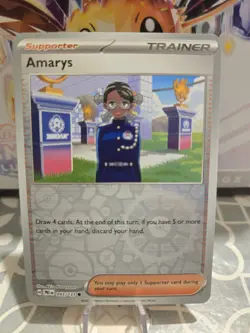 093/131 Amarys : (Reverse Holo) Card : Pokemon TCG Prismatic Evolutions - Image 1