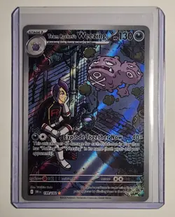 Pokemon TCG Team Rockets Weezing 199/182 SV10: Destined Rivals IR Near Mint - Image 3