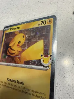 Pikachu 051/162 SWIRL 🌀 Cosmos Holo - Pokemon Day 2026 Stamped Promo TCG - Image 4