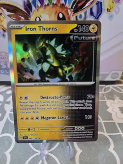 Pokemon TCG Iron Thorns Scarlet & Violet-Temporal Forces 062/162 Holo Rare - Image 1