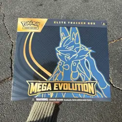 Pokemon Elite Trainer Box Mega Evolution Lucario English Sealed - Image 1