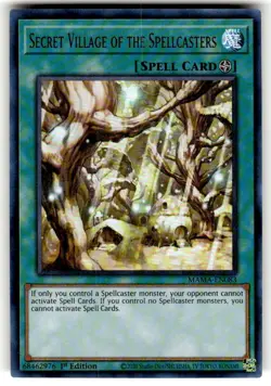 Yugioh Secret Village of the Spellcasters MAMA-EN083 1st Edition Ultra Rare - NM - Image 1