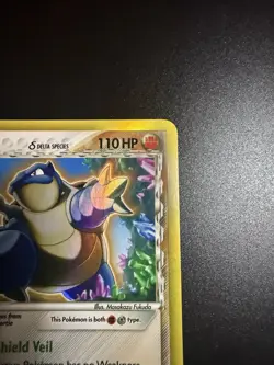 Pokemon TCG Blastoise Crystal Guardians 2/100 Holo Rare 110 HP Card 2006 - Image 3