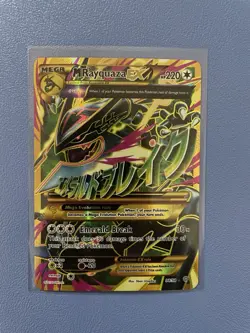 M Rayquaza EX 98/98 Shiny Full Art Holo Card XY-Ancient Origins LP Condition - Image 1