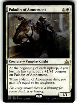 Paladin of Atonement Rivals of Ixalan Regular MTG - Image 1