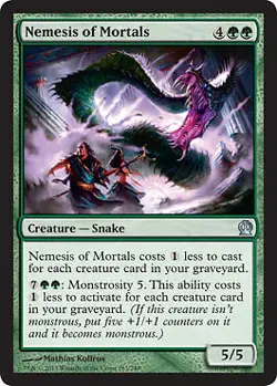 MTG Magic - Nemesis of Mortals - Theros - Uncommon - Foil Near Mint - Image 1