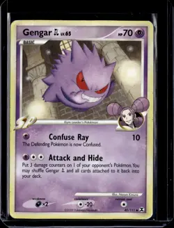 Gengar GL 40/111 Lv.65 Rising Rivals 2009 (HP) / Pokemon TCG - Image 1