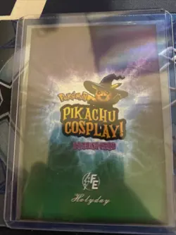 Stranger (Pikachu) #E23 - Purple Holo Box Hit Electric Pikachu Cosplay Pokemon - Image 2