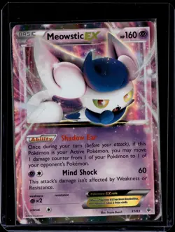 Meowstic EX 37/83 Holo Rare EX XY Generations 2016 (MP) / Pokemon TCG - Image 1