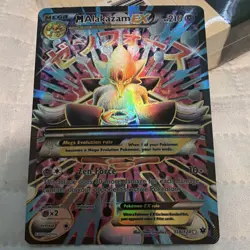 Pokemon M Alakazam EX Full Art Holo Ultra Rare 118/124 Fates Collide Mega - Image 1