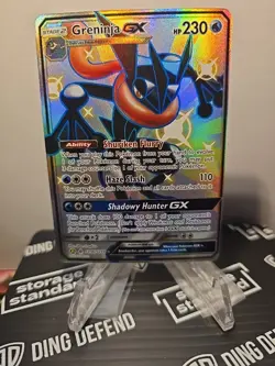 Greninja GX SHINY SECRET RARE SV56/SV94 NM Hidden Fates HOLO 2019 Pokemon TCG - Image 1