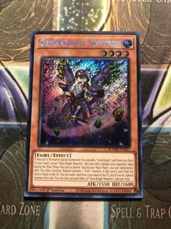 *** GEM-KNIGHT NEPYRIM *** 1ST EDITION SECRET RARE BLMM-EN021 YUGIOH - Image 1