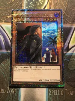 *** GRAVEKEEPER'S SPY *** QUARTER CENTURY SECRET RARE RA03-EN121 YUGIOH! - Image 1