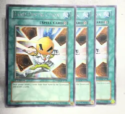 3x Hand Destruction DP07-EN018 Jesse Anderson 1st Edition LP Playset - Image 1