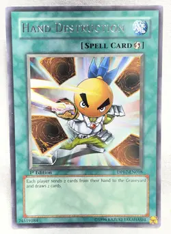 3x Hand Destruction DP07-EN018 Jesse Anderson 1st Edition LP Playset - Image 4