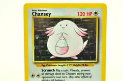 Pokemon card TCG Chansey 3/102 Holo Rare Base Set 1999 English MP - Image 2