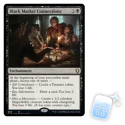 BLACK MARKET CONNECTIONS (COMMANDER DECK) Commander Legends: Battle For Baldur's - Image 1