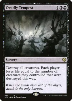 Deadly Tempest 0075 MTG Starter Commander Decks Rare NP - Image 1