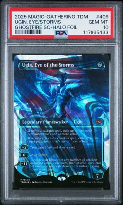 2025 MTG TARKIR: DRAGONSTORM #0409 UGIN, EYE OF THE STORMS PSA 10 - Image 1