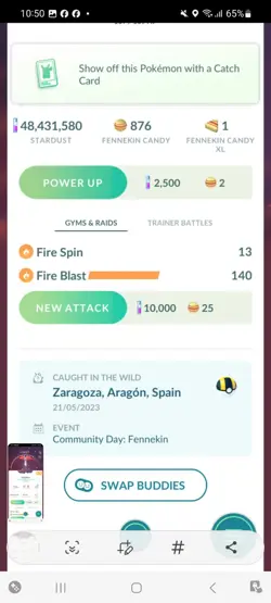 Pokemon Go Shiny Delphox - Image 2