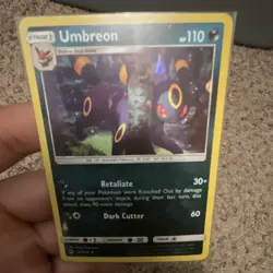 Pokemon Umbreon 120/214 Promo Sm-Lost Thunder Stage 1 HP110 Retaliate - Image 1