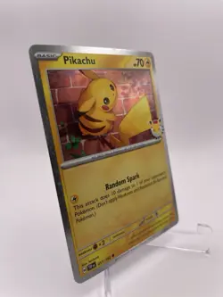 Pikachu 051/162 SWIRL 💫 Cosmos Holo - Pokemon Day 2026 Stamped Promo TCG - Image 3