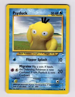 Psyduck 079/105 Neo Destiny Unlimited 2002 Pokemon Yuka Morii - Image 1