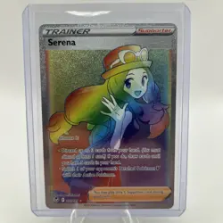 Pokemon Serena 193/195 Silver Tempest Full Art Holo Trainer Supporter Ultra Rare - Image 1