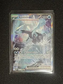 2025 POKEMON BLK EN-BLACK BOLT #165 KYUREM EX SPECIAL ILLUSTRATION RARE - Image 1
