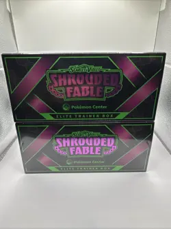 2x Pokemon Center ETB Elite Trainer Box Shrouded Fable Factory Sealed - Image 1