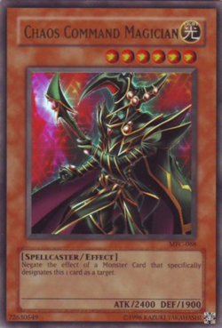 Lightly Played, English Yu Gi Oh Chaos Command Magician - MFC-068 - Ultra Rare - - Image 1