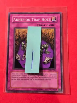 2003 Yu-Gi-Oh! TCG Magician's Force Unlimited #MFC050 Adhesion Trap Hole, C, cd1 - Image 3
