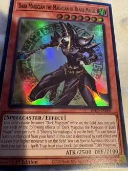 Yu-Gi-Oh 2024 1st Edition Dark Magician the Magician of Black Magic #INFO-EN006 - Image 5