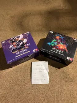 ONE PIECE OP-10 + OP-06 card game, Booster Box NEW+UNSEALED+ENGLISH! - Image 1