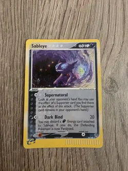 Pokemon TCG Sableye EX Sandstorm Holo Card 10/100 Sandstorm LP/NM - Image 1