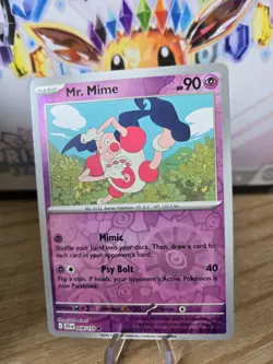 Mr. Mime #058/159 Reverse Holo Journey Together Pokemon TCG Card - Image 1