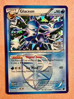Glaceon | 23/116 | BW Plasma Freeze | 2013 Pokemon Card | Cracked Ice Holo | LP - Image 1