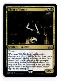 Thief of Sanity 205 Guilds of Ravnica R MTG LP - Image 1