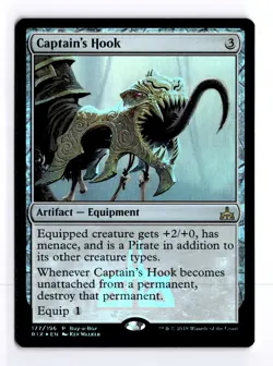 Captain's Hook 177 Foil Buy-A-Box Promos P MTG LP - Image 1