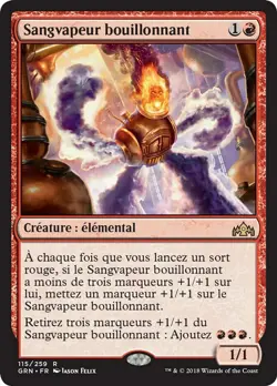 Magic The Gathering MTG RUNAWAY STEAM-KIN FRENCH Guilds of Ravnica NM Near Mint - Image 1