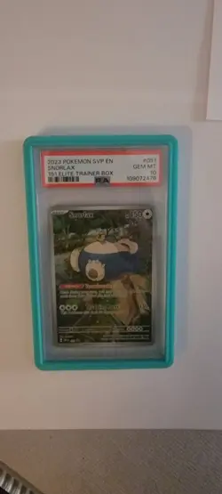 2023 Pokemon 151 Snorlax ETB SVP #051 Black Star Promo - PSA 10 GEM MINT 😴 - Image 1