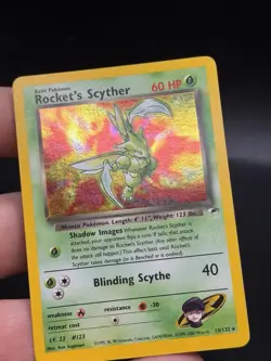 Pokemon Rocket's Scyther Gym Heroes - Holo Rare 13/132 Unlimited Mp Er3 - Image 2