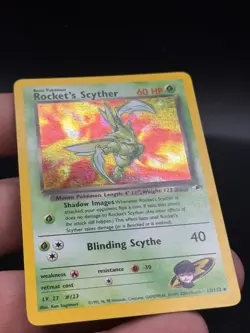 Pokemon Rocket's Scyther Gym Heroes - Holo Rare 13/132 Unlimited Mp Er3 - Image 3